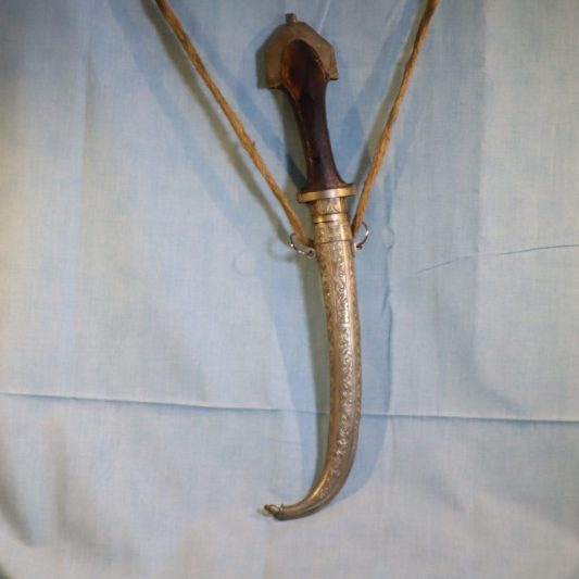 Arabian Dagger in Metal Sheath with Braid