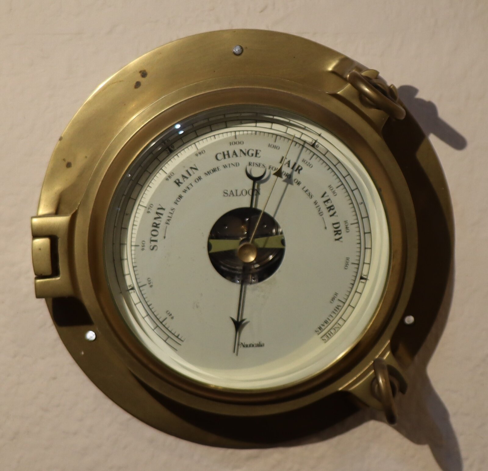 Brass Porthole Barometer Frost Books and Artifacts Limited