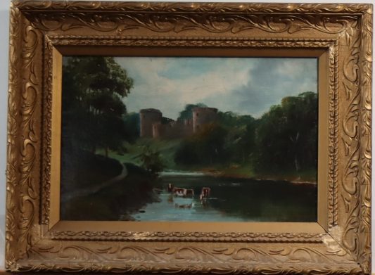 Oil Painting. "Castle View".