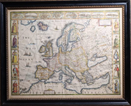John Speed. "Map of Europe 1626" - Image 2