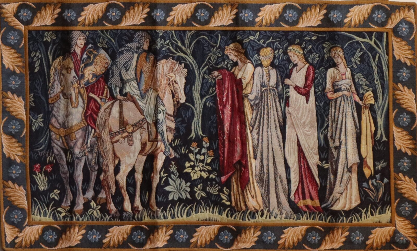 Knights & ladies tapestry - Image 2