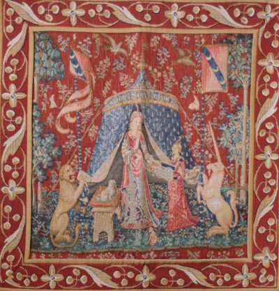 To My Only Desire - The Lady & Unicorn Tapestry 60cm x 60cm