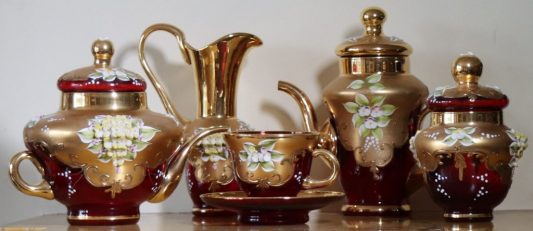 Murano Glass. Tea and Coffee Service.