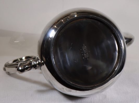 Silver Teapot with Engraved Design - Image 2