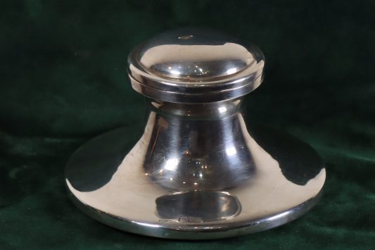 Silver Inkwell