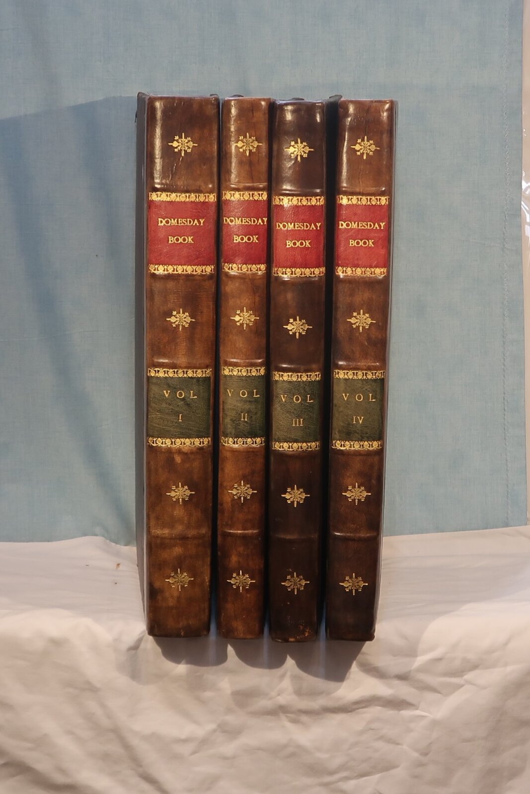 Photo of Domesday Book Volumes I, II, III, IV.