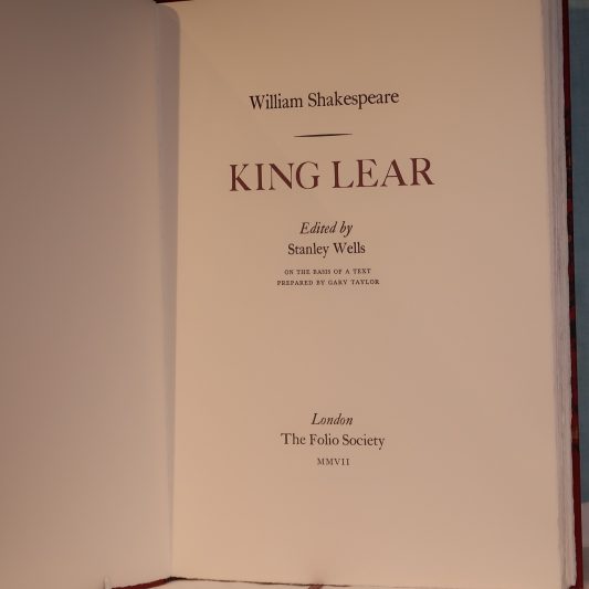 King Lear. Letterpress. - Image 3