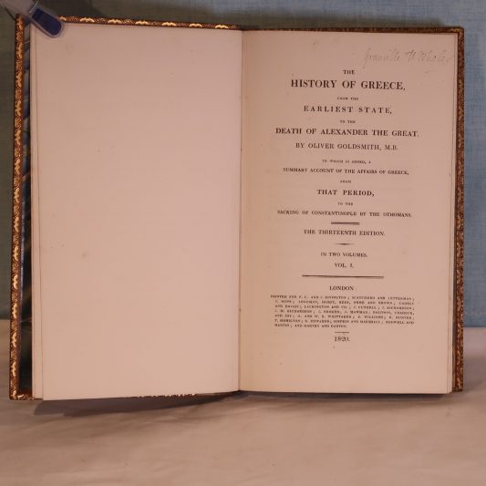 Goldsmith's History of Greece. In Two Volumes. - Image 3