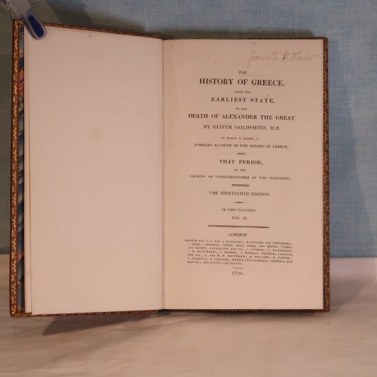 Goldsmith's History of Greece. In Two Volumes. - Image 4