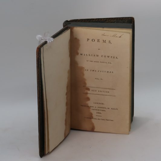Poems of William Cowper. Volumes 1 & 2. - Image 3