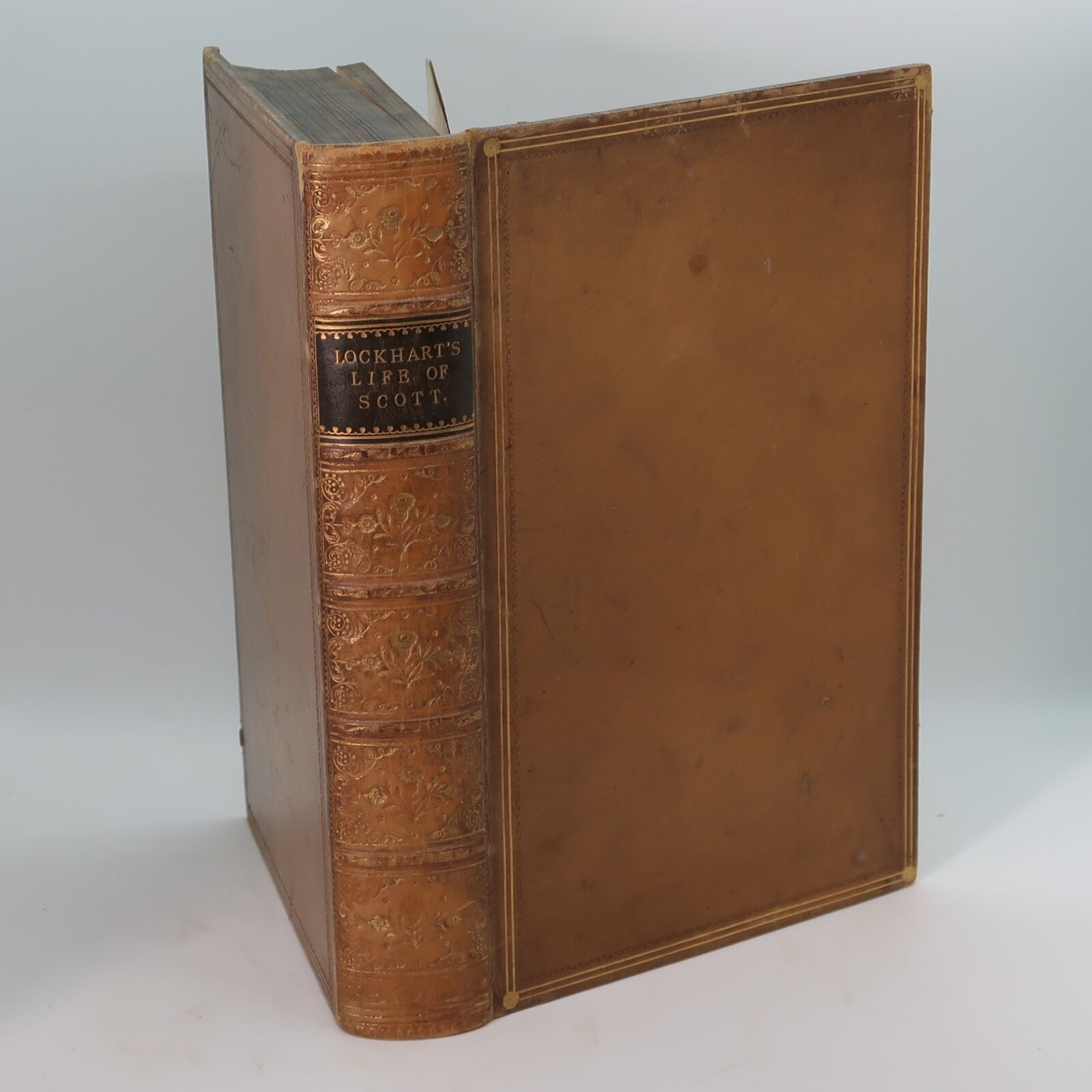 Photo of Lockhart’s Life of Scott.