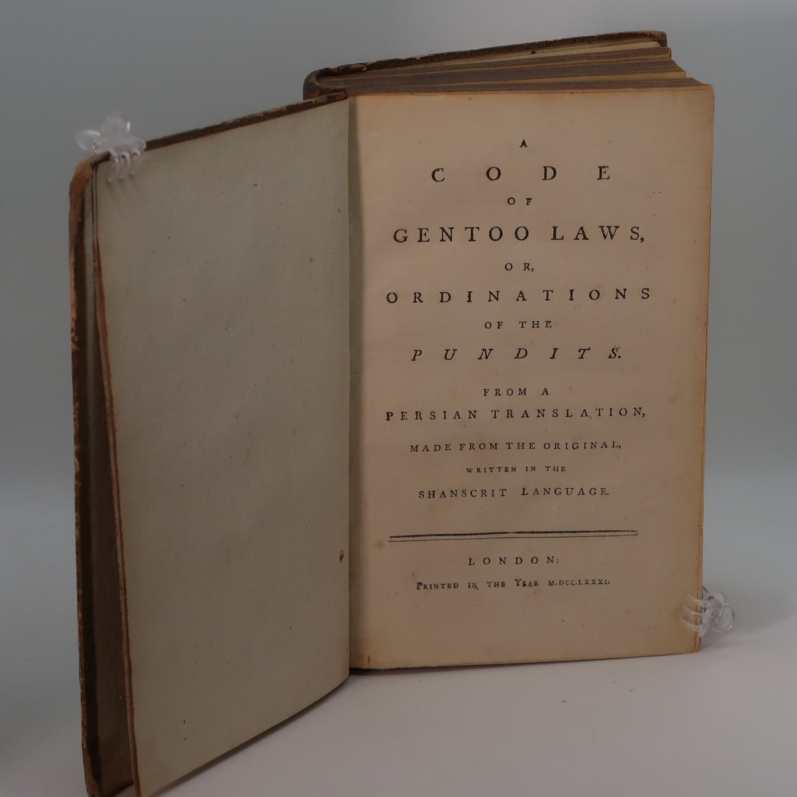 Code of Gentoo Laws. Frost Books and Artifacts Limited