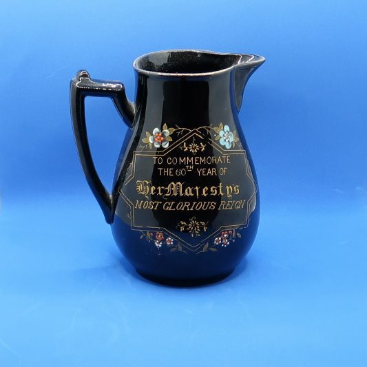 Memorabilia. Victoria Jubilee Black Jug.