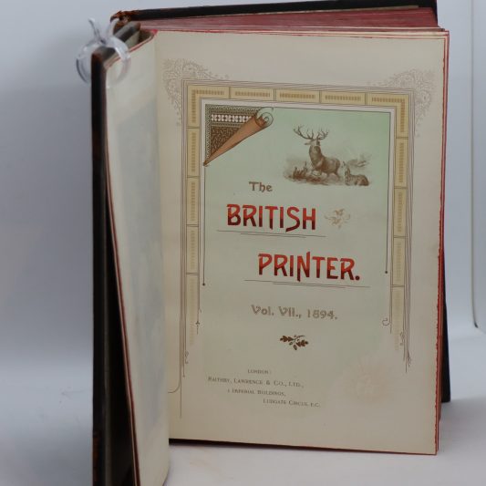 British Printer. 1894 - Image 3