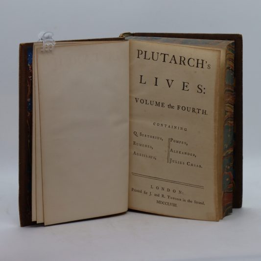 Plutarch's Lives. Six Volumes. 1758 - Image 5