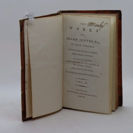 Jenyns Works. In Four Volumes. - Image 4
