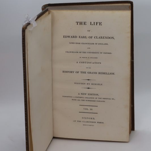 Life of Lord Clarendon Volumes 1,2 & 3. - Image 5