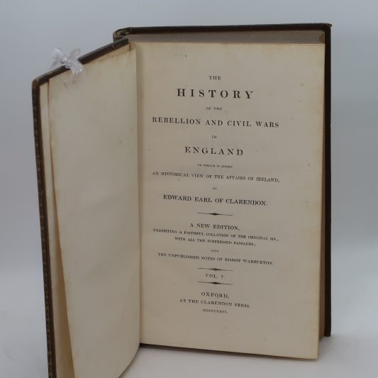 Clarendon's History of the Rebellion. 8 volumes. - Image 7