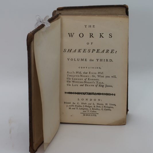 Theobald's Shakespeare. Volumes 1, 2 & 3. - Image 5