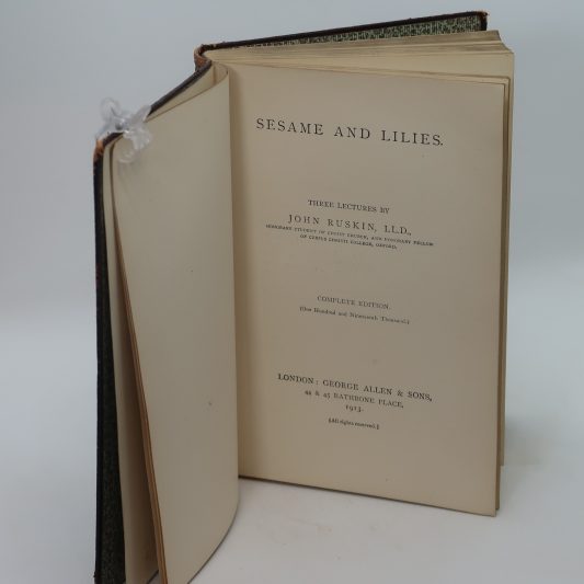 Ruskin. Sesame and Lilies. - Image 2