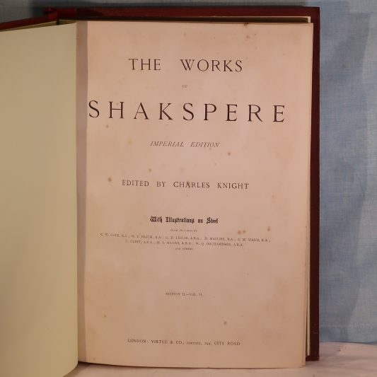 The Imperial Shakspere. Four Volumes. - Image 9