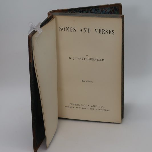 Songs and Verses. Whyte Melville's Novels. - Image 3