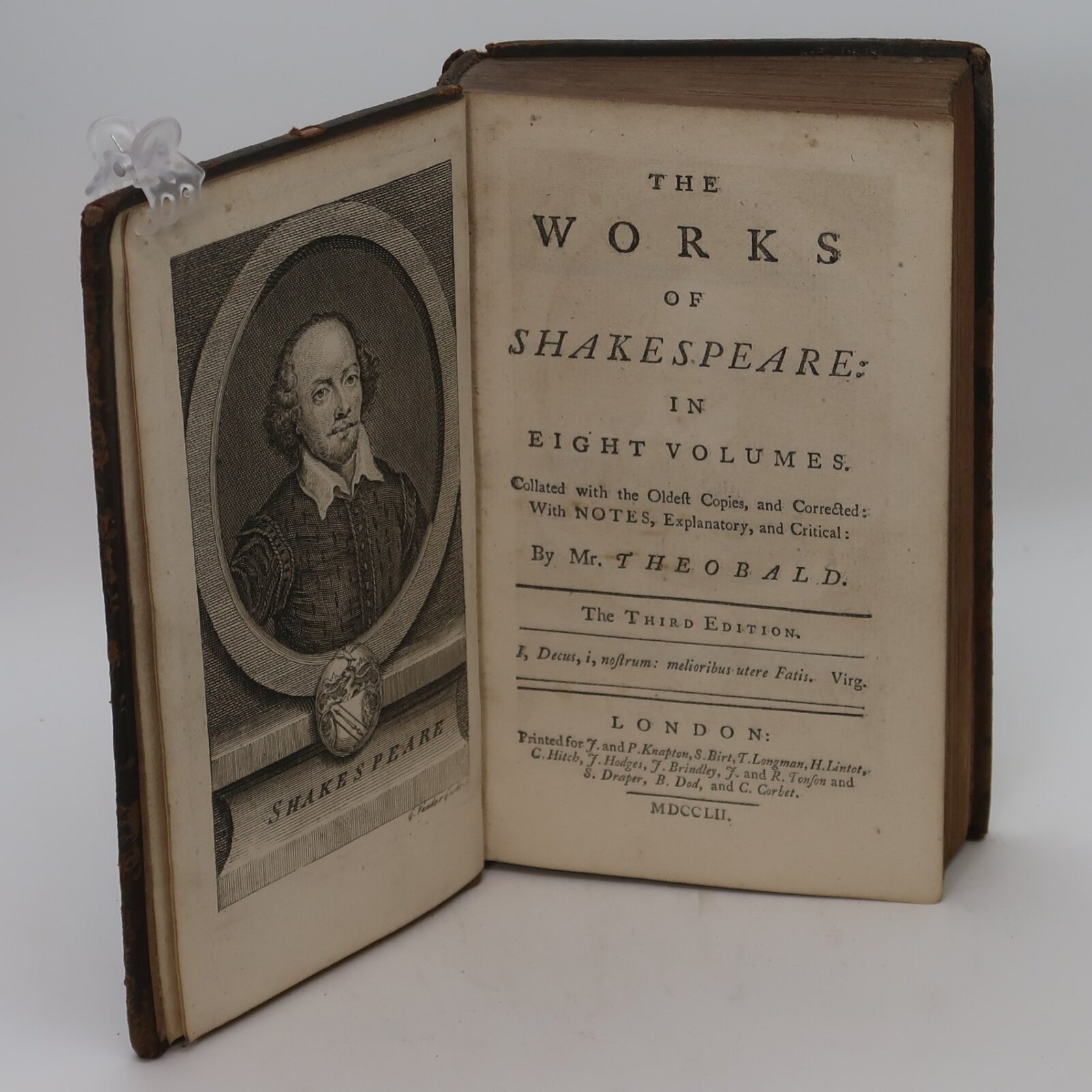 Theobald's Shakespeare. Volumes 1, 2 & 5. - Frost Books and