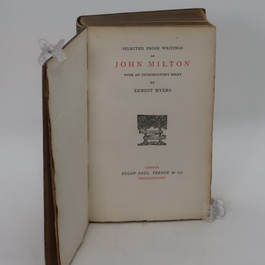 Milton's Prose Writings. - Image 2