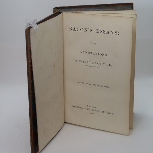 Bacon's Essays. Whately. - Image 3