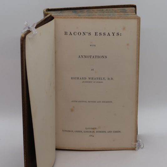 Bacon's Essays. Whately. - Image 2