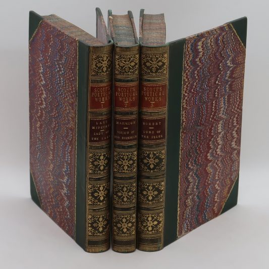 Scott's Poetical Works. Volumes 1. II. & III.