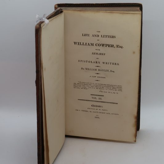 Hayley's  Life of Cowper. Volumes I., II. & III. - Image 3