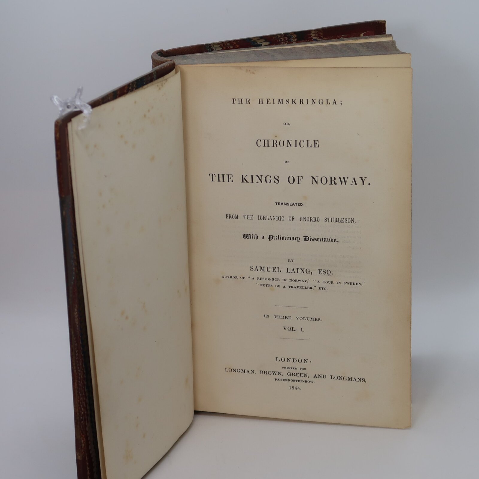 The Heimskringla. Laing. Volumes I, II and III. - Image 5