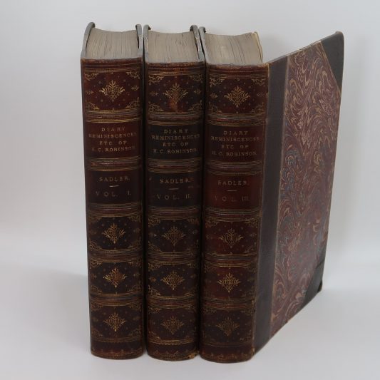 Diary, Reminisences and Correspondence of Henry Crabb Robinson