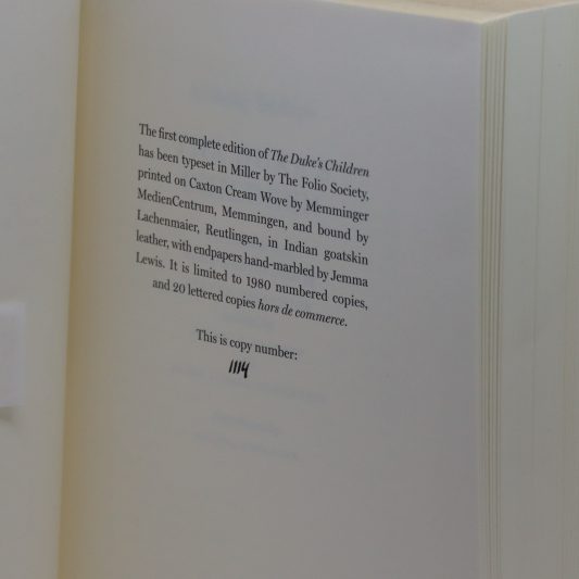 The Duke's Children. First Complete Edition. - Image 3