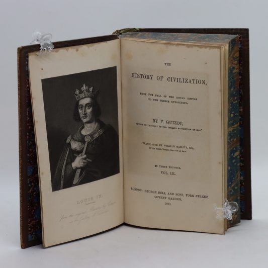 History of Civilisation. Guizot. Volumes I, II & III. - Image 5