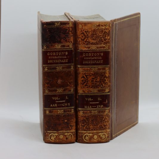 Gorton's Biographical Dictionary. Volumes I. & II.