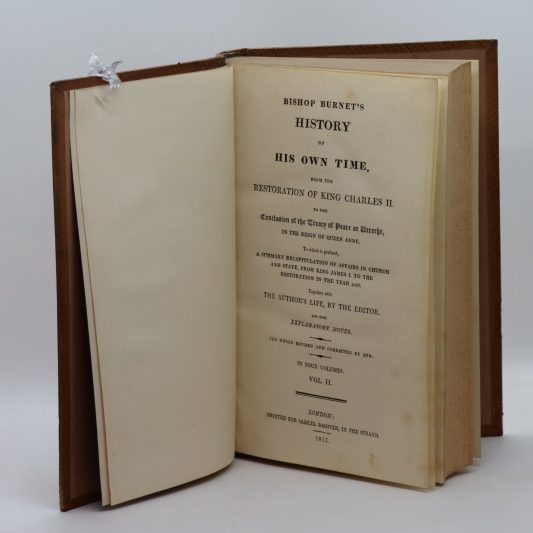 Burnet's History of His Own Time. Volumes I, II, III & IV. - Image 3