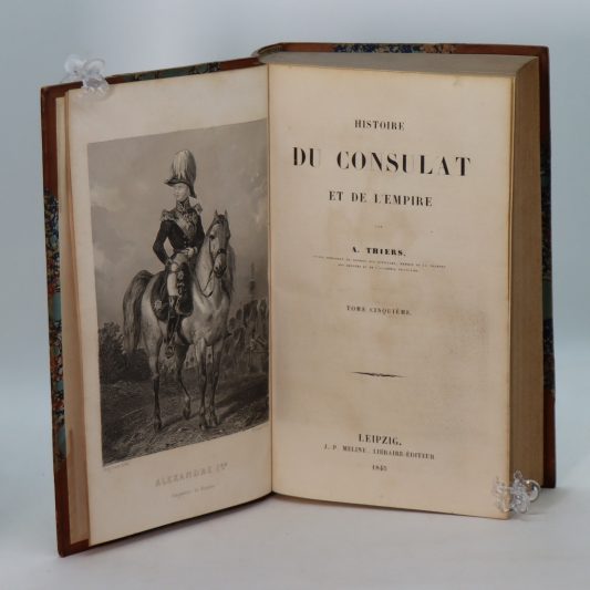 Histoire Du Consulat et De L'Emire. A D Thiers. Tomes 3, 4, 5 & 6. - Image 3