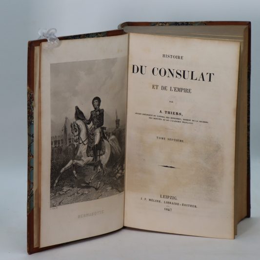 Histoire Du Consulat et De L'Emire. A D Thiers. Tomes 3, 4, 5 & 6. - Image 4