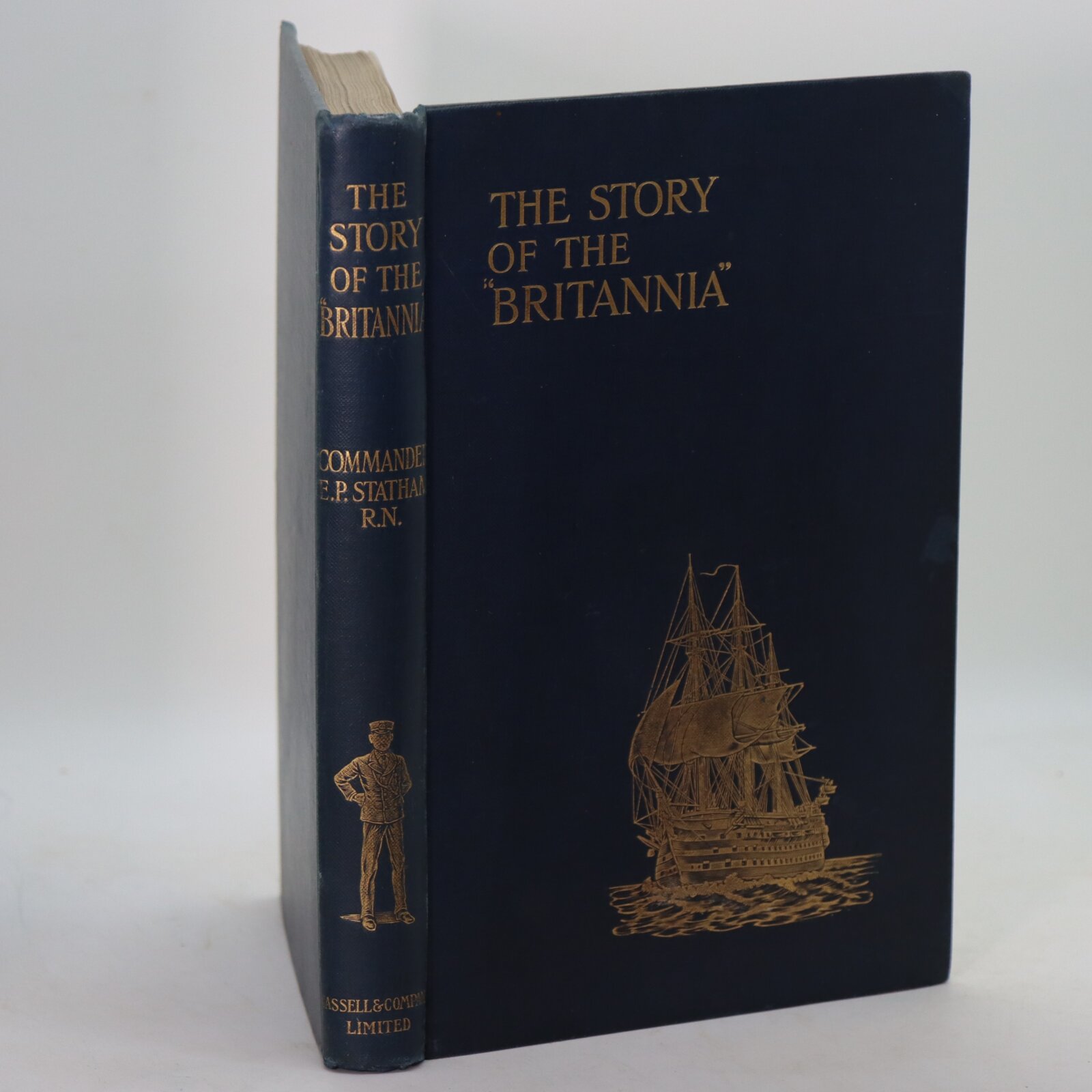 Photo of The Story of the Britannia. Commander E P Statham  RN.