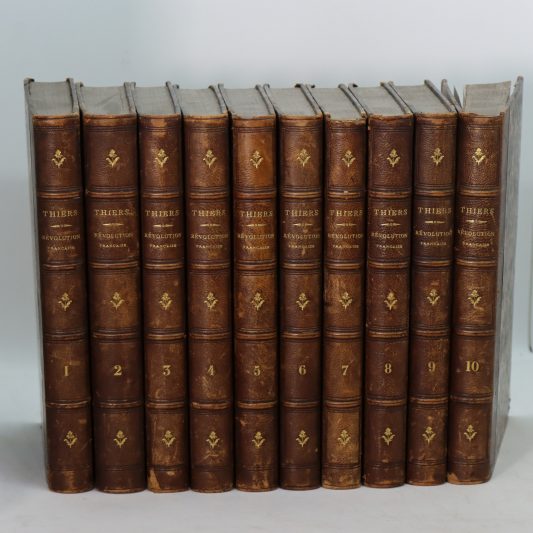Theirs. Revolution Francaise. Volumes 1 to 10.
