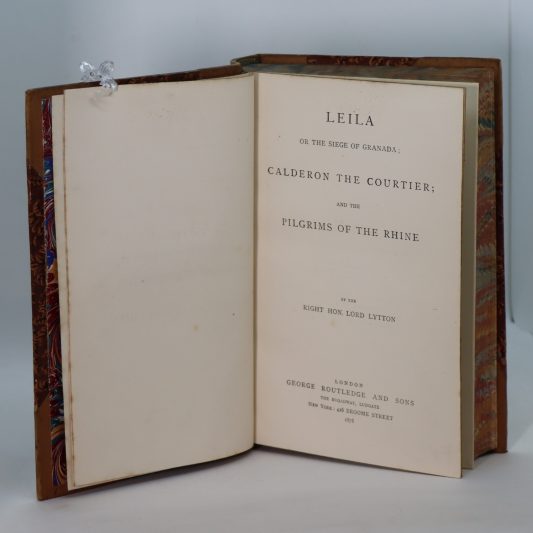 Lytton's Works. Leila Etc. - Image 3