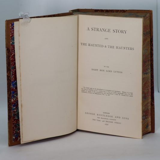 Lytton's Works. A Stange Story. Etc. - Image 3