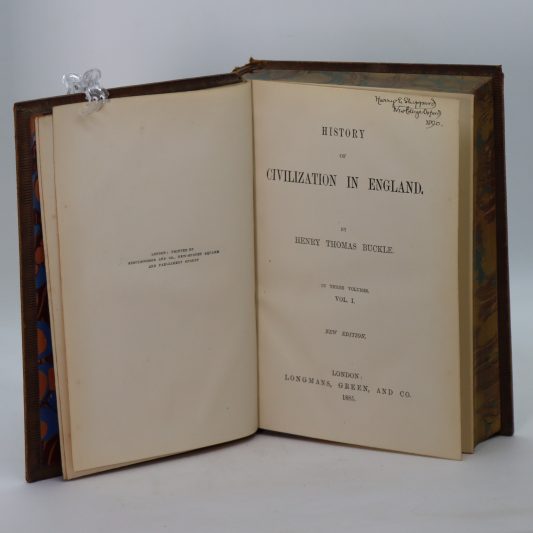 Civilisation in England. Buckle. Volumes I, II & III. - Image 3