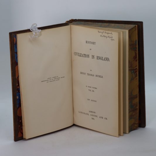 Civilisation in England. Buckle. Volumes I, II & III. - Image 4