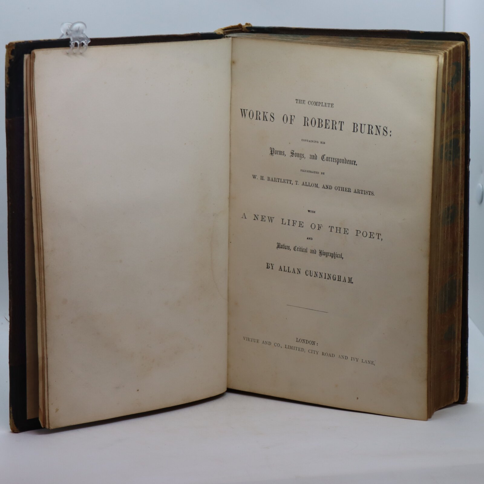 Works of Burns. - Frost Books and Artifacts Limited