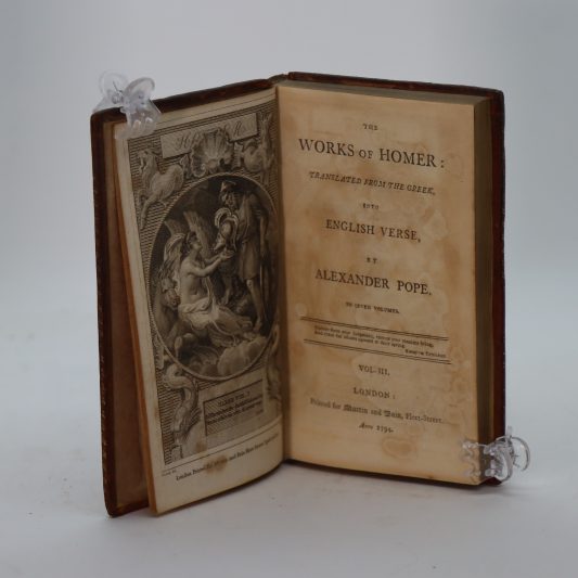 Pope's Homer. Volumes 1 to 8. - Image 5