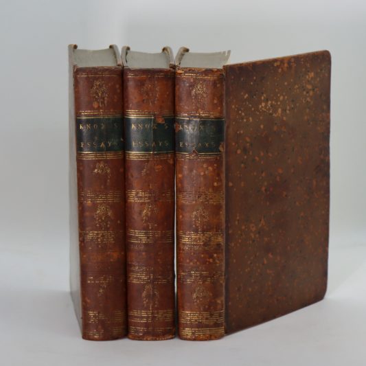 Knox's Essays. Volumes I, II & III.