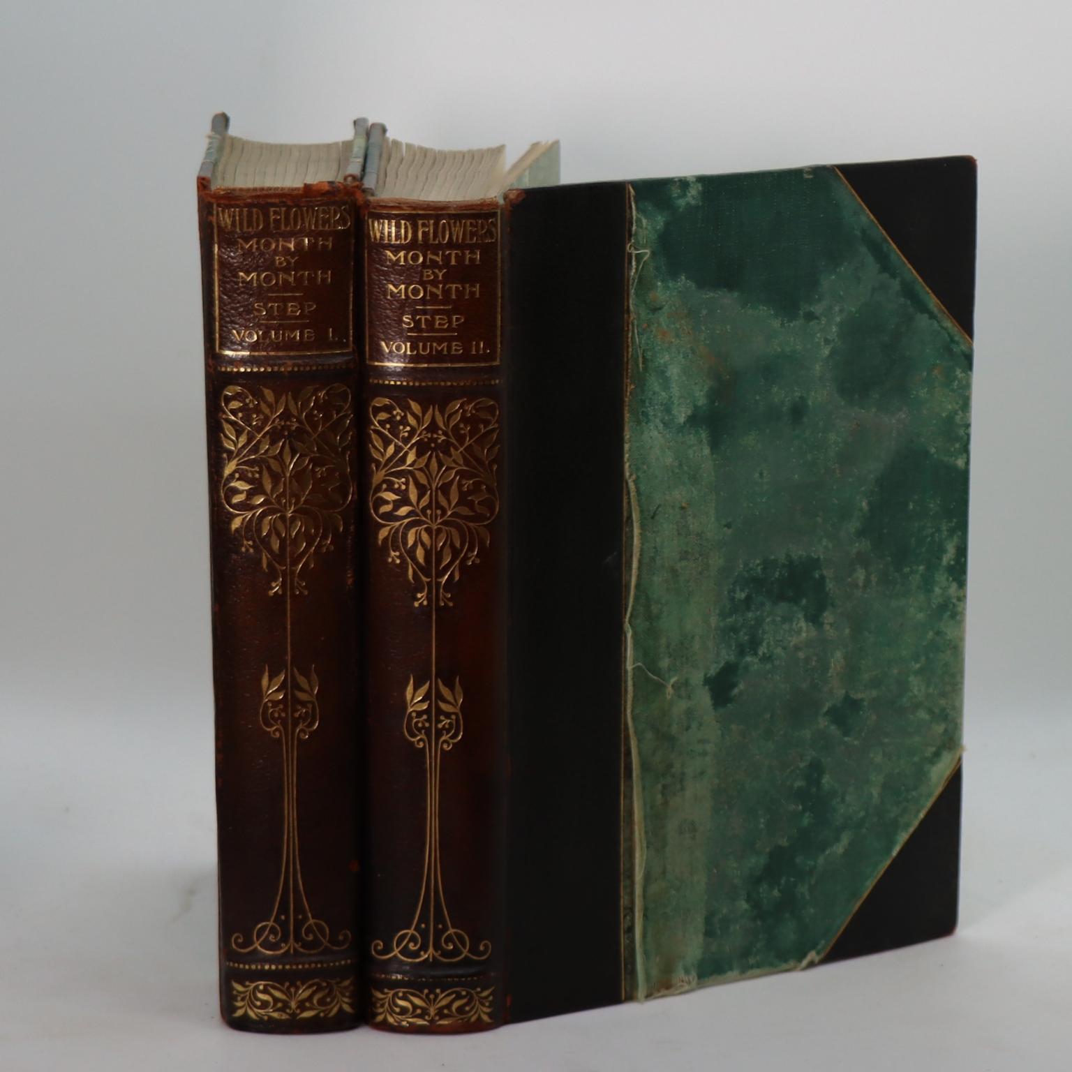 Wild Flowers Month by Month. Volume I & II. Frost Books and Artifacts